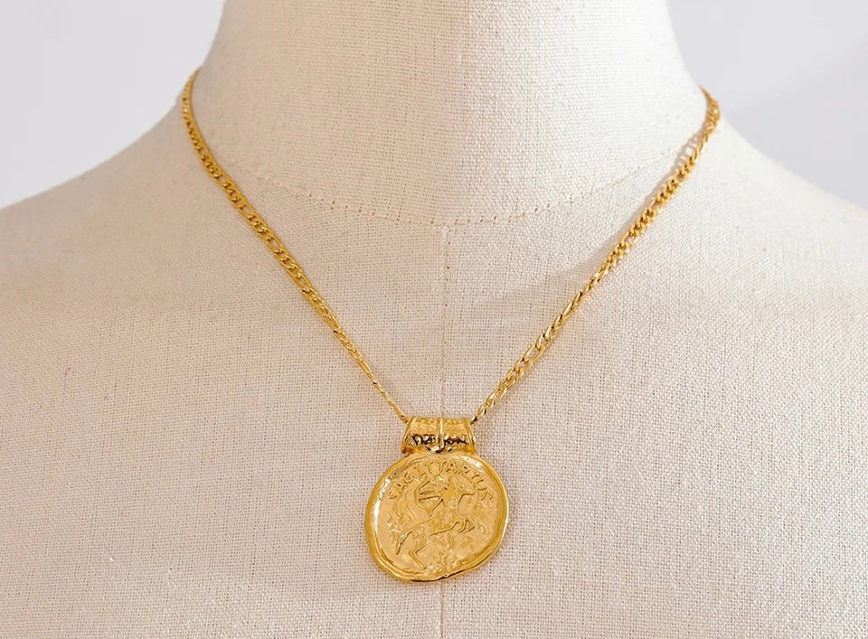 Stainless steel Zodiac necklace