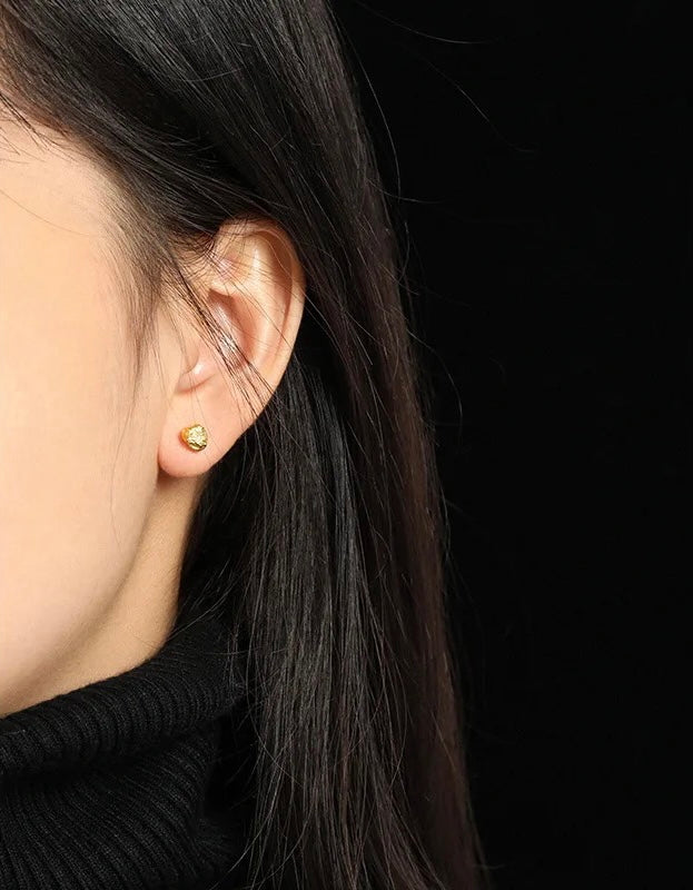 Zara Textured Studs