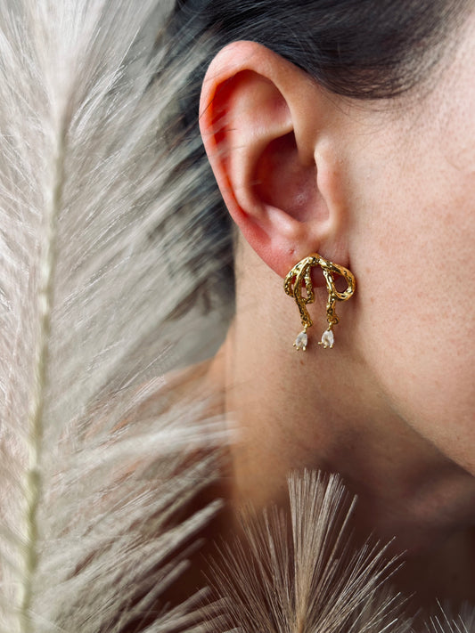 bow earrings
